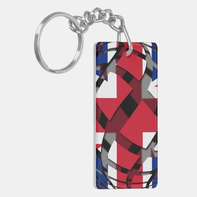 United Kingdom #1 Key Ring (Front Left)