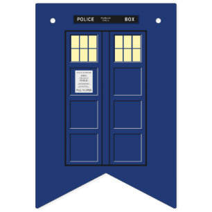 United Kingdom - Blue Police Public Call Box 1 Bunting