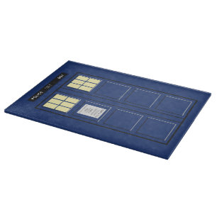 United Kingdom - Blue Police Public Call Box 1 Cutting Board