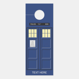 United Kingdom - Blue Police Public Call Box 1 Door Hanger
