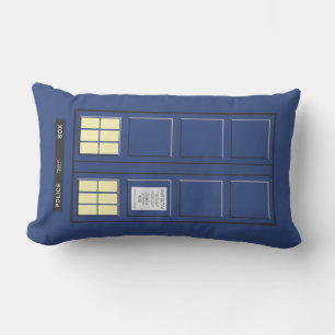 United Kingdom - Blue Police Public Call Box 1 Lumbar Cushion
