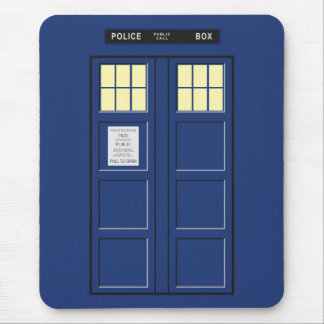 United Kingdom - Blue Police Public Call Box 1 Mouse Pad