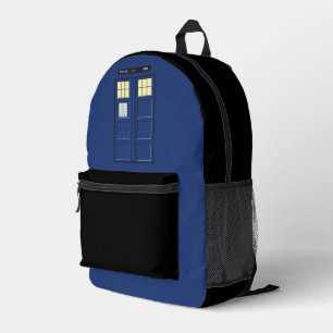 United Kingdom - Blue Police Public Call Box 1 Printed Backpack