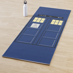United Kingdom - Blue Police Public Call Box 1 Yoga Mat
