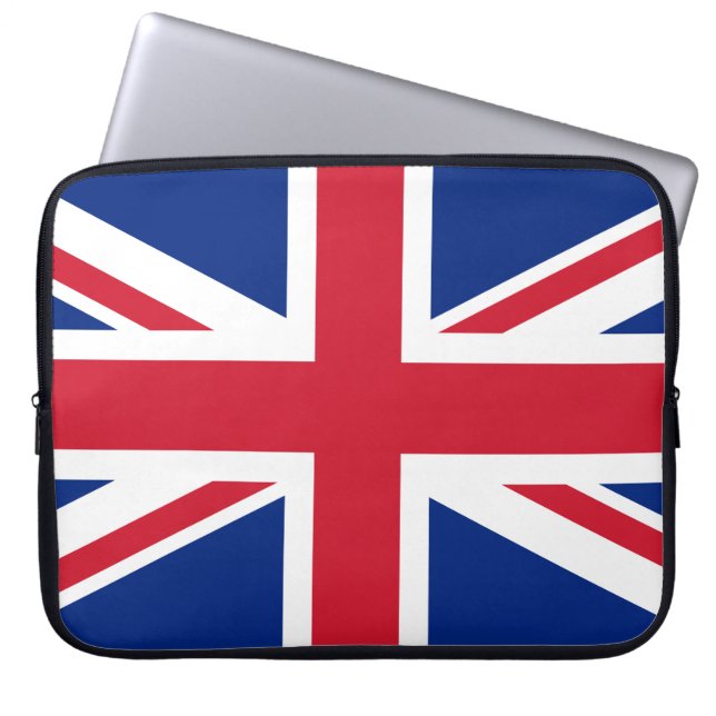 United Kingdom (British Flag) (Union Jack) (UK) GB Laptop Sleeve (Front)