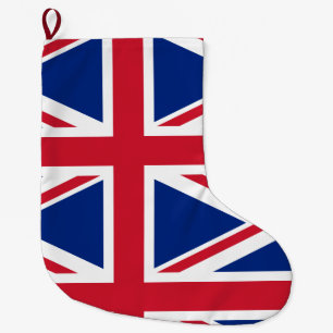United Kingdom (British Flag) (Union Jack) (UK) GB Large Christmas Stocking