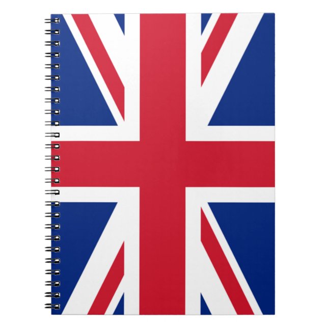 United Kingdom (British Flag) (Union Jack) (UK) GB Notebook (Front)
