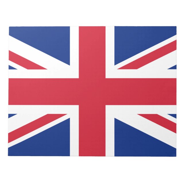 United Kingdom (British Flag) (Union Jack) (UK) GB Notepad (Front)