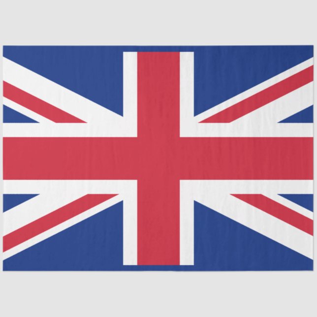 United Kingdom (British Flag) (Union Jack) (UK) GB Tissue Paper (Front)