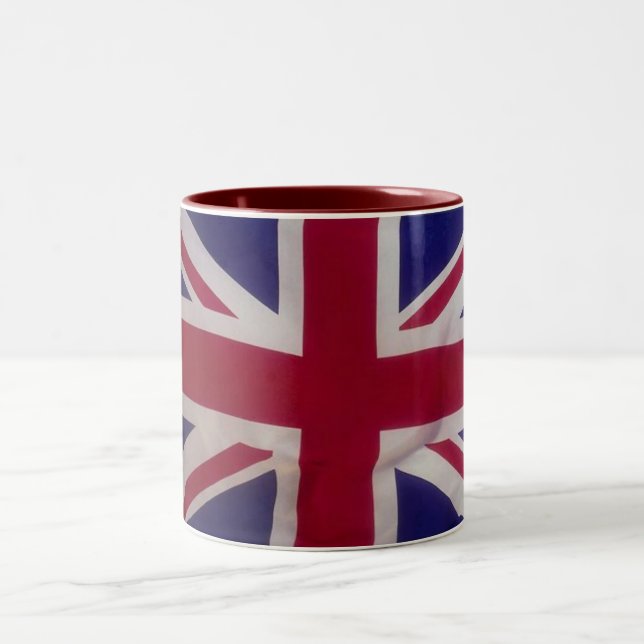 United Kingdom (British) -Mug- Two-Tone Coffee Mug (Center)