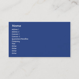 United Kingdom - Business Card