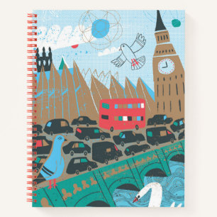 United Kingdom City Scene Notebook