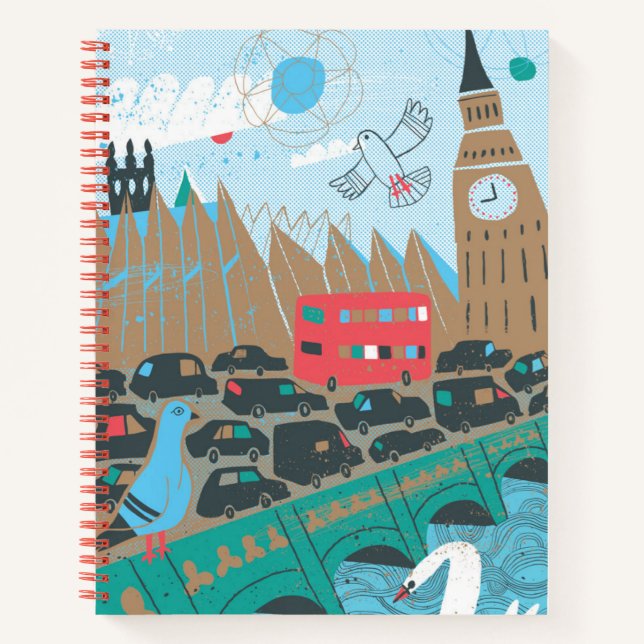 United Kingdom City Scene Notebook (Front)
