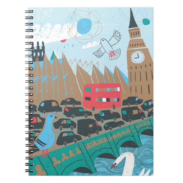 United Kingdom City Scene Notebook (Front)