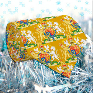 United Kingdom Coat of arms, British Flag business Tie