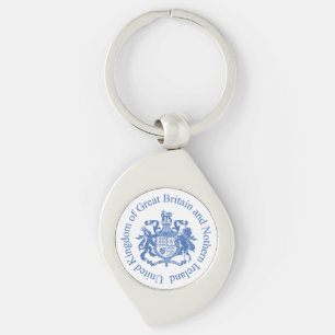 United Kingdom coat of arms Key Ring