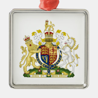 United Kingdom Coat of Arms Metal Ornament