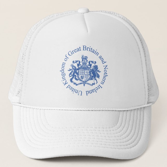 United Kingdom coat of arms Trucker Hat (Front)