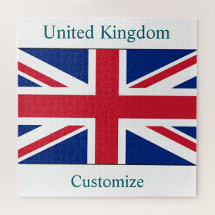 United Kingdom Country Flag Thunder_Cove Jigsaw Puzzle