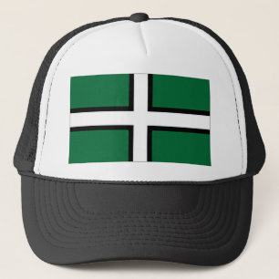 United Kingdom Devon Flag Trucker Hat