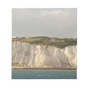 United Kingdom, Dover. The famous white cliffs Notepad
