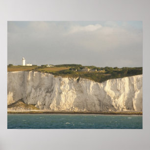 United Kingdom, Dover. The famous white cliffs Poster