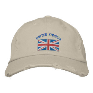 United Kingdom embroidered hat