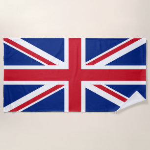 United Kingdom flag Beach Towel