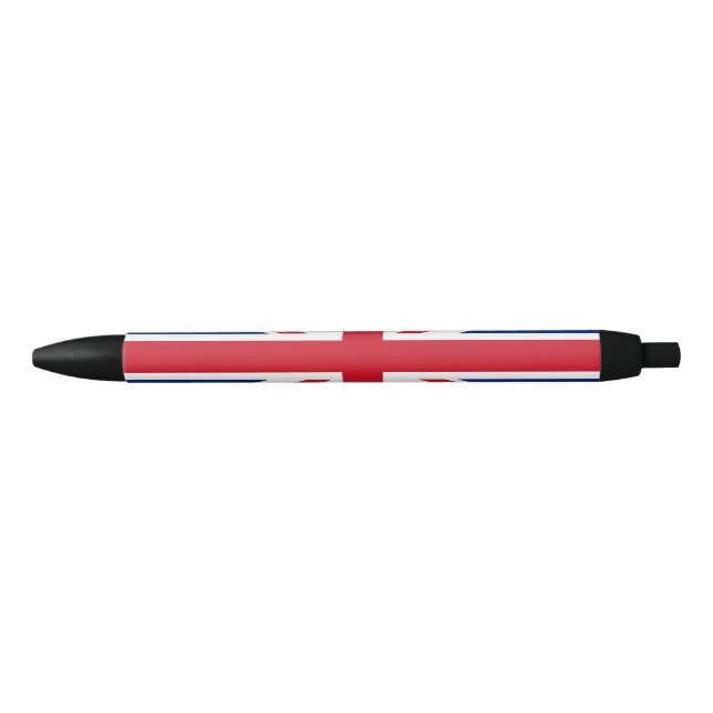 United Kingdom flag Black Ink Pen (Front)