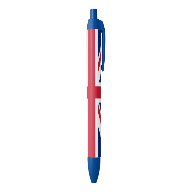 United Kingdom flag Blue Ink Pen (Bottom (Vertical))