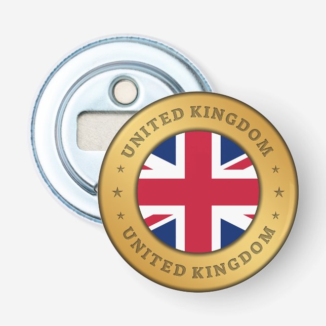 United Kingdom Flag Bottle Opener (Front)