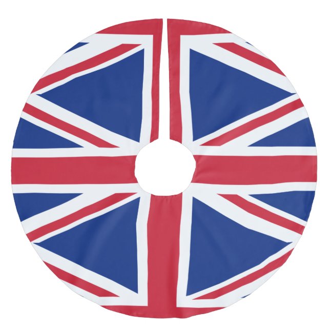 United Kingdom flag Brushed Polyester Tree Skirt (Front)