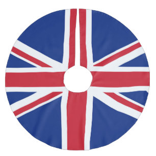 United Kingdom flag Brushed Polyester Tree Skirt