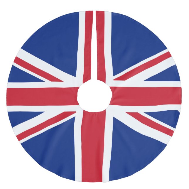 United Kingdom flag Brushed Polyester Tree Skirt (Front)