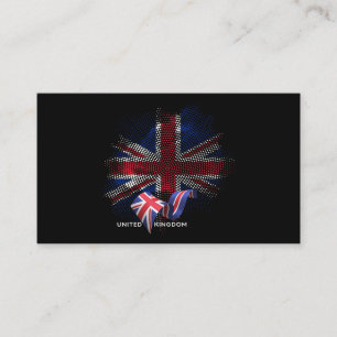 United Kingdom Flag Business Card