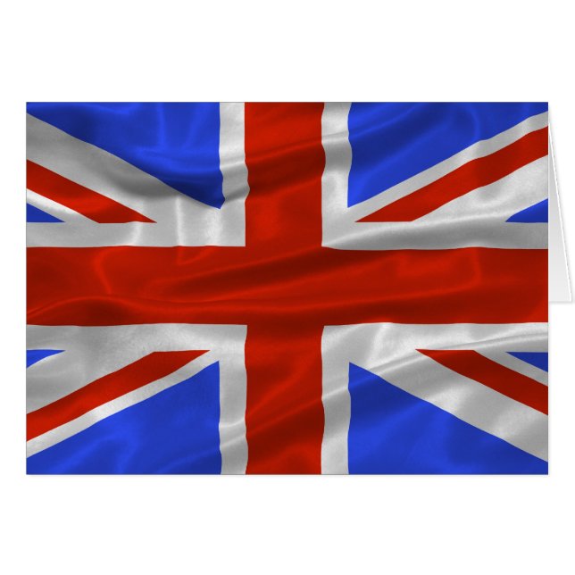 United Kingdom Flag Card (Front Horizontal)