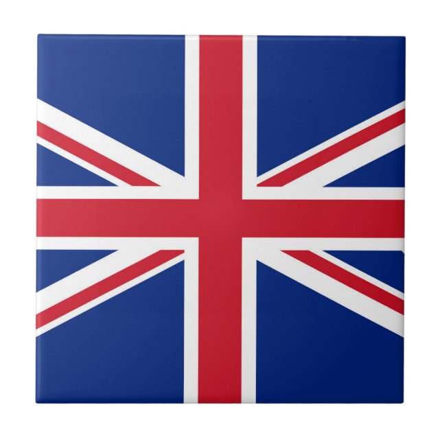 United Kingdom flag Ceramic Tile (Front)