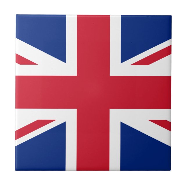 United Kingdom Flag Ceramic Tile (Front)
