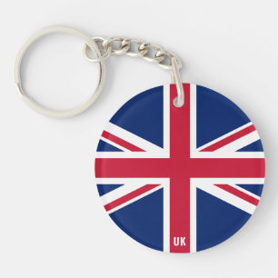 United Kingdom Flag Charming Patriotic Key Ring