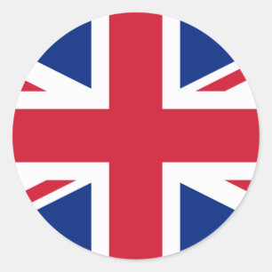 United Kingdom Flag Classic Round Sticker