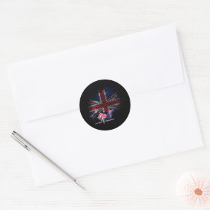United Kingdom Flag Classic Round Sticker