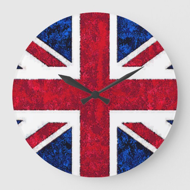 UNITED KINGDOM FLAG Clock (Front)