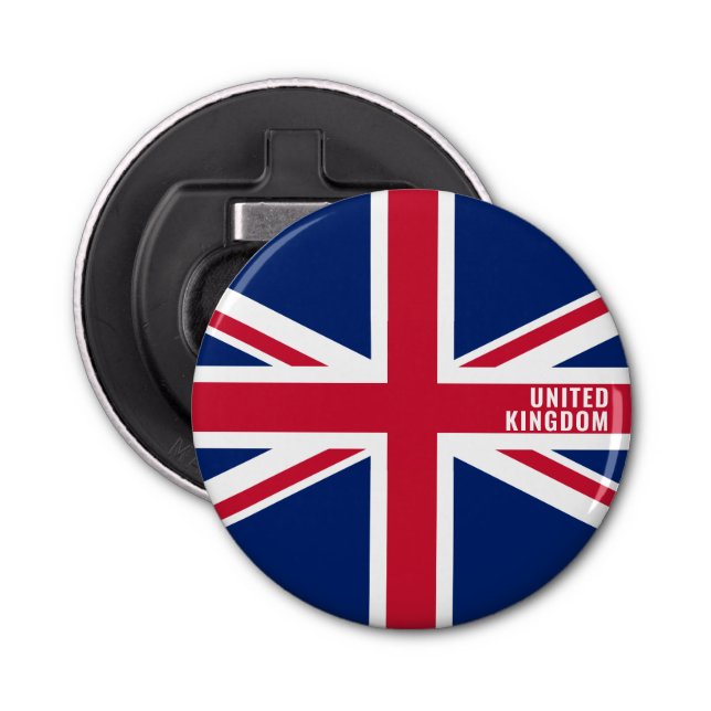 United Kingdom Flag Delightful Patriotic Bottle Opener (Front)