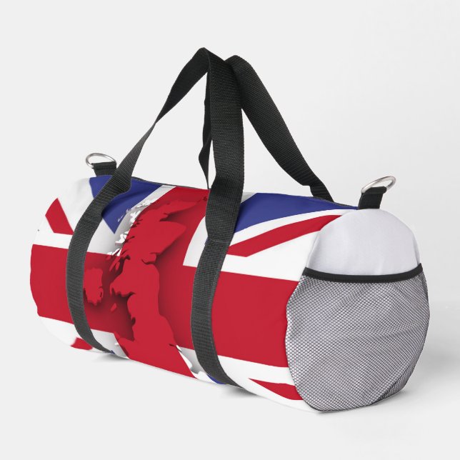 United Kingdom flag Duffle Bag (Right Corner)