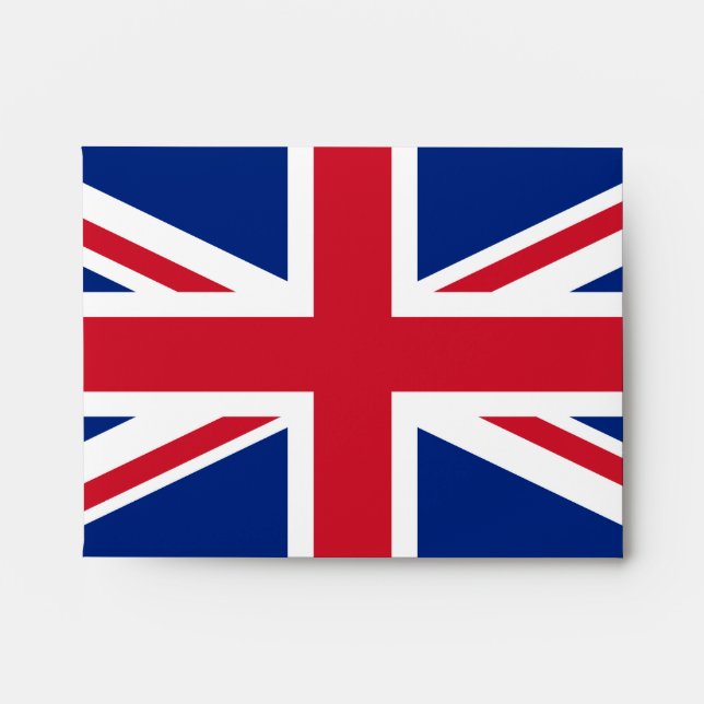 United Kingdom flag Envelope (Front)