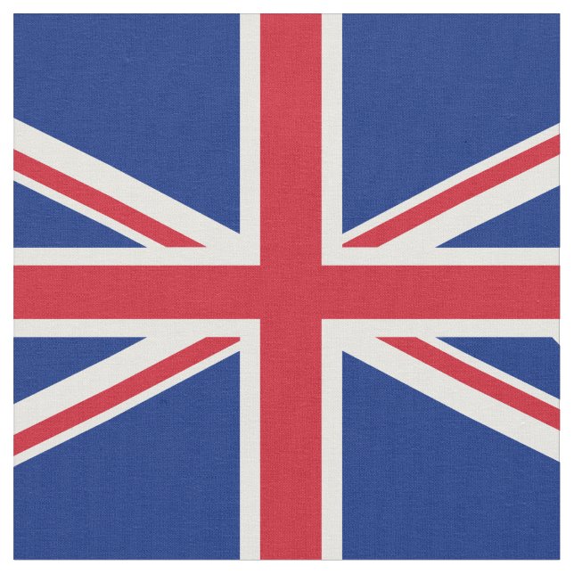 United Kingdom flag Fabric (Close Up)
