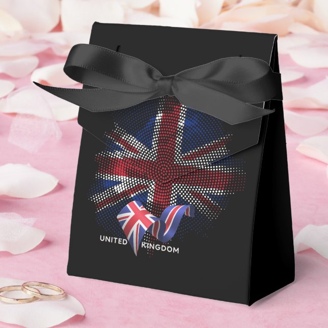 United Kingdom Flag Favour Box (Wedding)