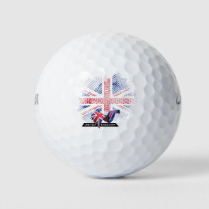 United Kingdom Flag Golf Balls