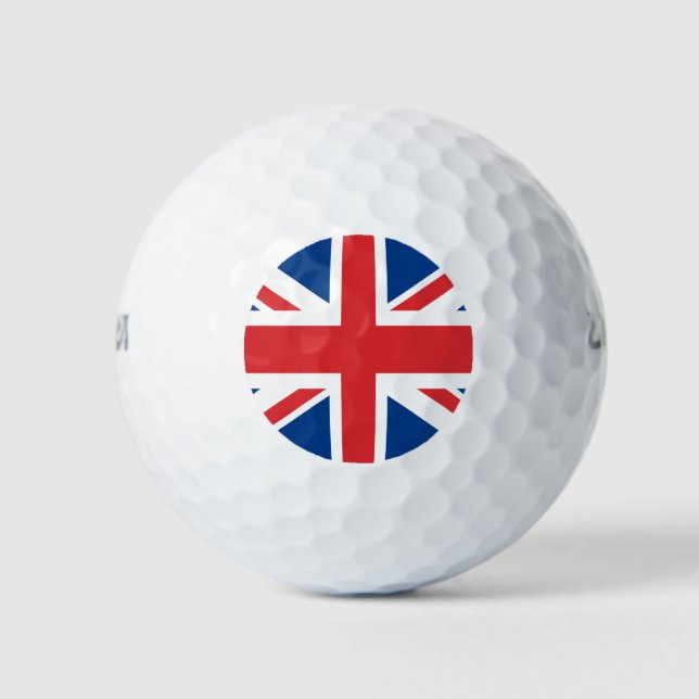 United Kingdom Flag Golf Balls (Front)