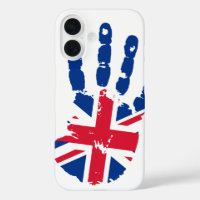 United Kingdom Flag Handprint
